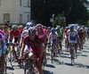 Philippe bei der Zieldurchfahrt der Regio Tour. Hier rechts aussen.