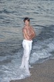 Philippe beim Foto shooting am Meer 2006